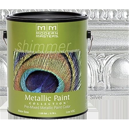 MODERN MASTERS ME150 1 Gallon Silver Metallic Paint - Opaque MO327249